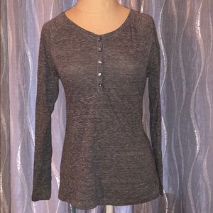 Grey Long Sleeve Shirt Woman’s Small Old Navy